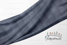 Laden Sie das Bild in den Galerie-Viewer, French Terry Denim Style Grau | Jeansoptik Stoff Grau | Reaktivdruck | 175 cm Überbreite
