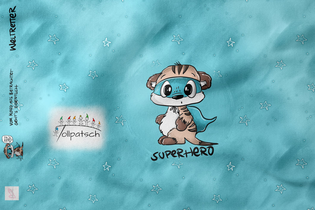 Superhero Schnubbirella Panel Baumwolljersey