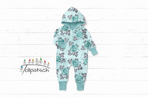 Rose mint | Eigendesign | Sommersweat | Jersey | Softshell | Musselin | Baumwolle