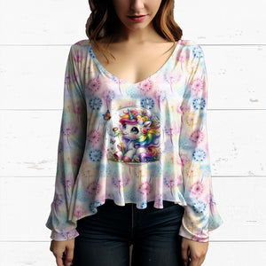 Pusteblume - 65cm hoch - Eigendesign | Sommersweat | Jersey | Softshell
