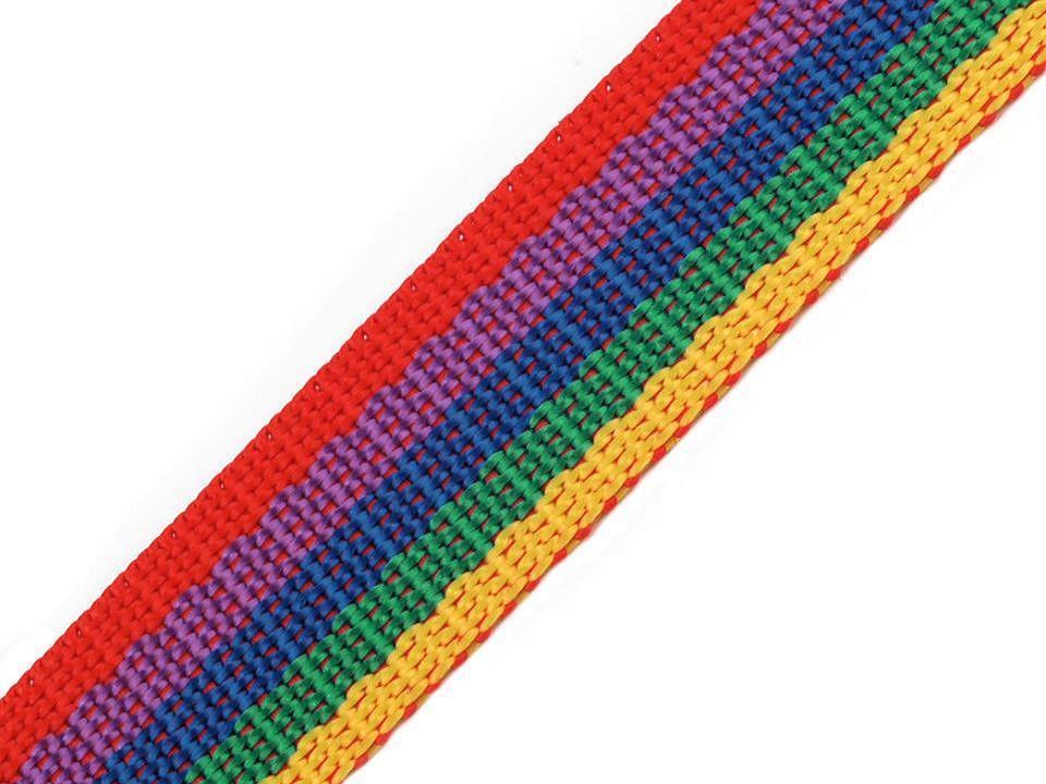 Gurtband 25mm Regenbogen - Tollpatsch Stoffe und Handmade